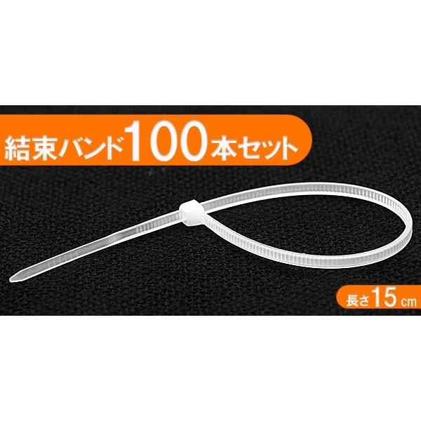 結束バンド100本セット ケーブル、ワイヤーなどの整理に : 円網堂