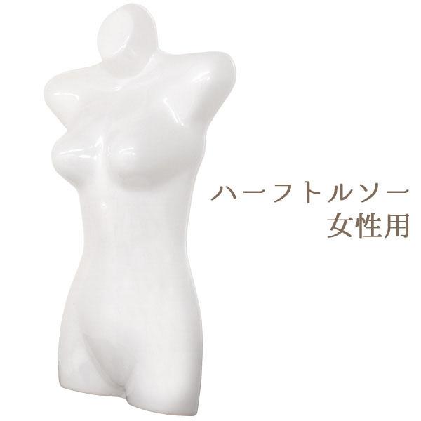 業務用 軽量 婦人用 前面 ハーフ トルソー レディース フック 付 壁掛