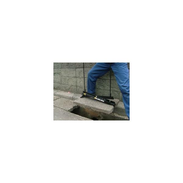 側溝ふた吊上げ どぶた朗君  DTR ドブさらい どぶ掃除 ドブ掃除 側溝 用水路 水路 泥上げ 泥さらい 排水