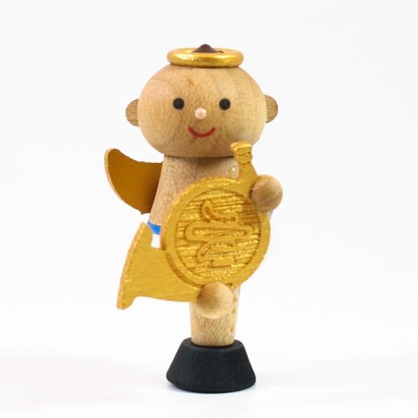 ホルンを演奏する天使別売の【wooderful life DIYオルゴール 回転ベース】にお好みのレイアウトで接着してオリジナルオルゴールを作ることができます。あなただけの組み合わせでお気に入りのオルゴールに。追加でメッセージプレート（別売...