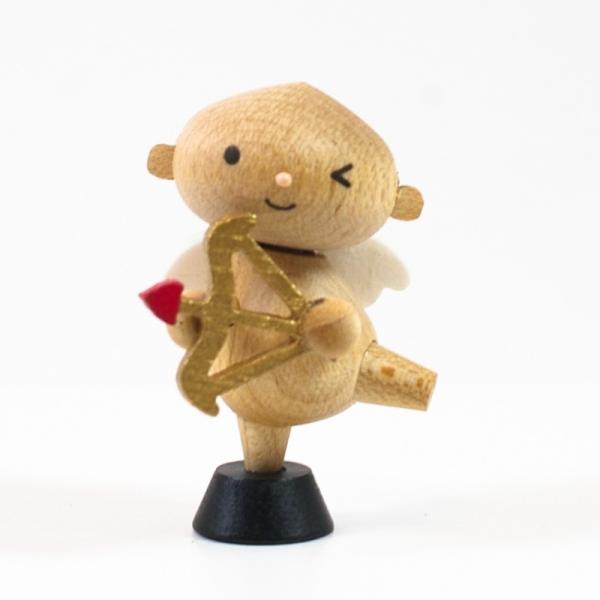 弓矢を持った天使。ウェディングや恋人と組み合わせてキューピットに。別売の【wooderful life DIYオルゴール 回転ベース】にお好みのレイアウトで接着してオリジナルオルゴールを作ることができます。あなただけの組み合わせでお気に入り...