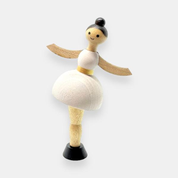 Lサイズ＊バレリーナ 【wooderful life DIYオルゴールオブジェ】 : 榎