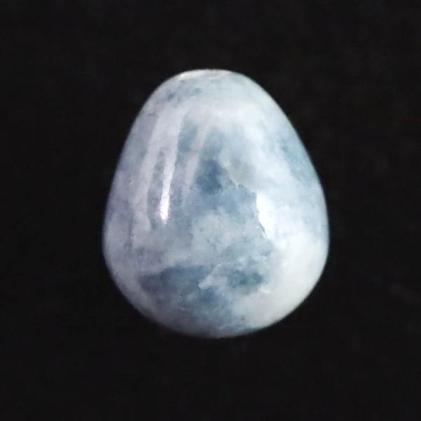 糸魚川翡翠 ブルー 10mmペアシェイプ 穴あき ルース 5.8ct 【榎本通商