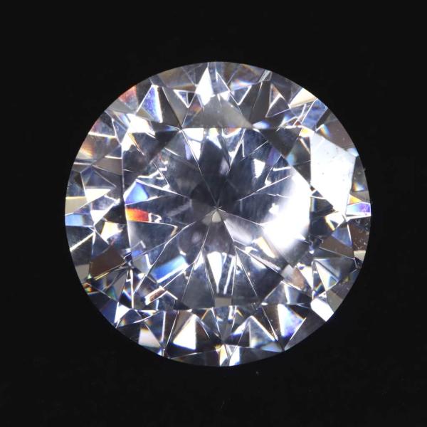 キュービックジルコニア CZ  15mm ラウンドカット ルース クリア　 【榎本通商25367】