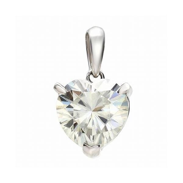 プラチナ（Pt900) ダイヤ1.8ct相当 モアサナイト Forever Brilliant