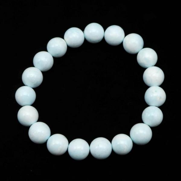 スミソナイト 10mm玉ブレスレット 27.5g  【榎本通商60627】
