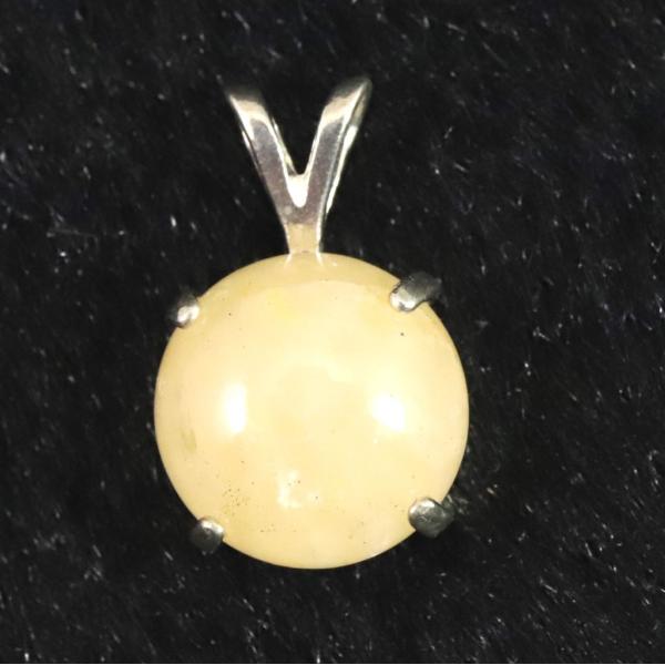 サチャロカイエローアゼツライト　H＆E社 H&E社 サチャロカイエローアゼツライト 10mmラウンド ペンダント