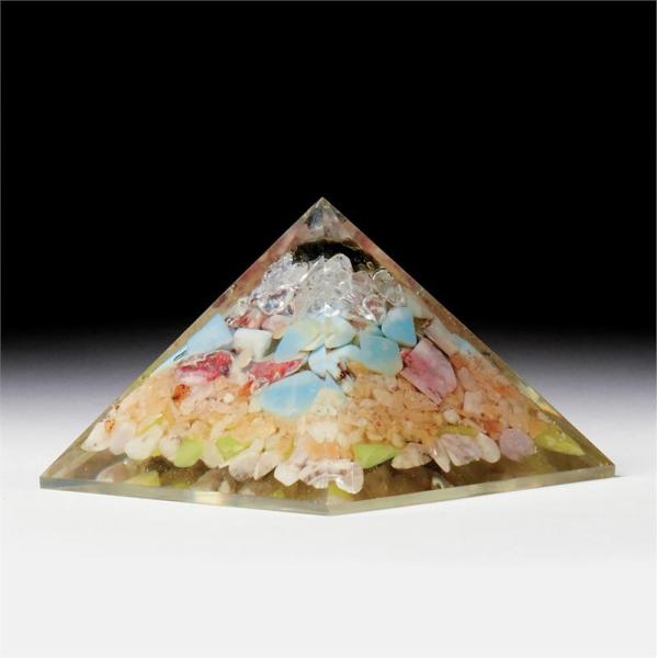 H&E社 オルゴナイト ピラミッド 【生命力】 証明書付 【榎本通商kep060