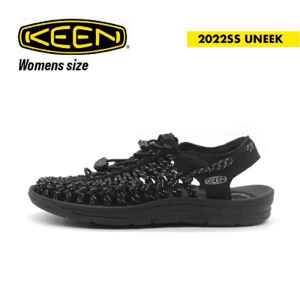 KEEN（キーン） KEEN UNEEK W 1026342 BLACK/SILVER ユニーク ブラック
