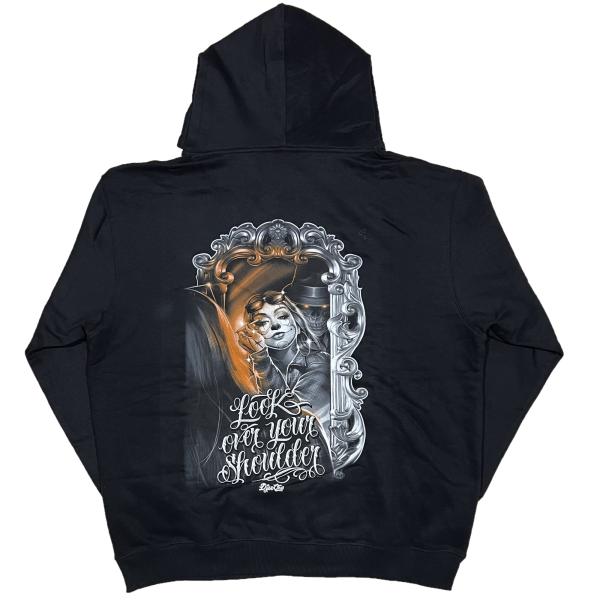 ダイスワン LOOK バックプリント プルオーバーパーカー 2XL enoughfashions_enough-hoody-