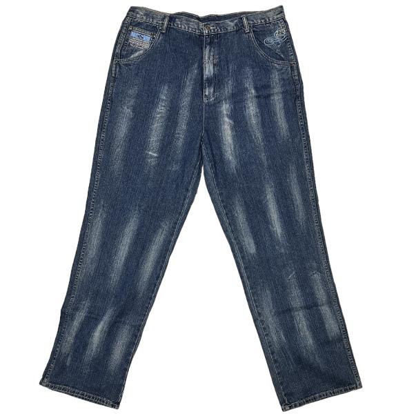 割引済90s SOHK スクールオブハードノックス 刺繍 極太 デニムパンツ enoughfashions_enough-jeans-