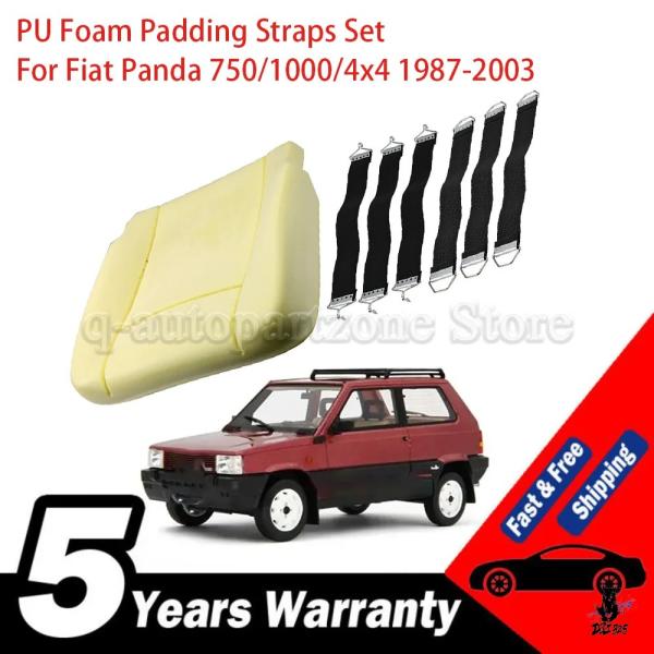 互換品 フィアット パンダ 750/1000/4x4 用 シートクッション修理キット 6個セット
