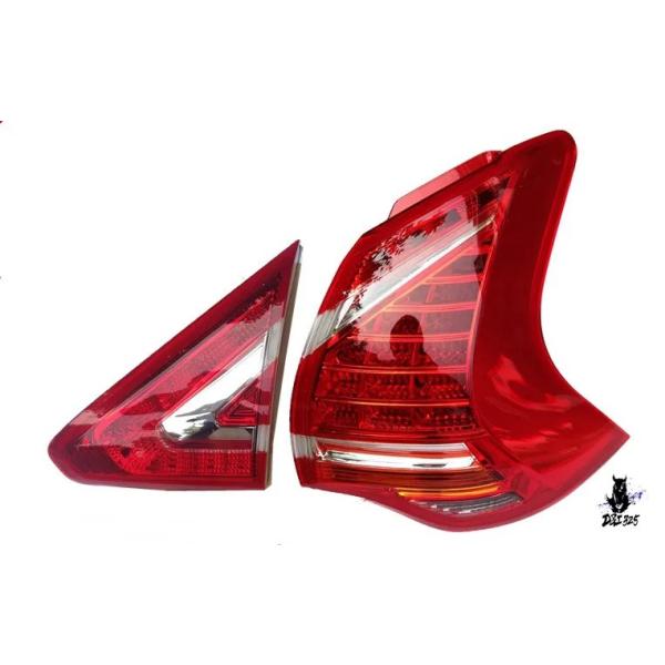 互換品 プジョー3008 用 ブレーキライト・信号付きLEDカーヘッドライト