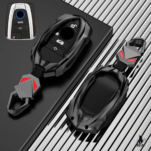 互換品 BMW i3/i8シリーズ 2014-2017 用 亜鉛合金製キープロテクターケースカバー