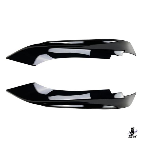 互換品 BMW 4シリーズ F33 カブリオ/コンバーチブル 2013-2021 用 ブラックフロントバンパーリップ