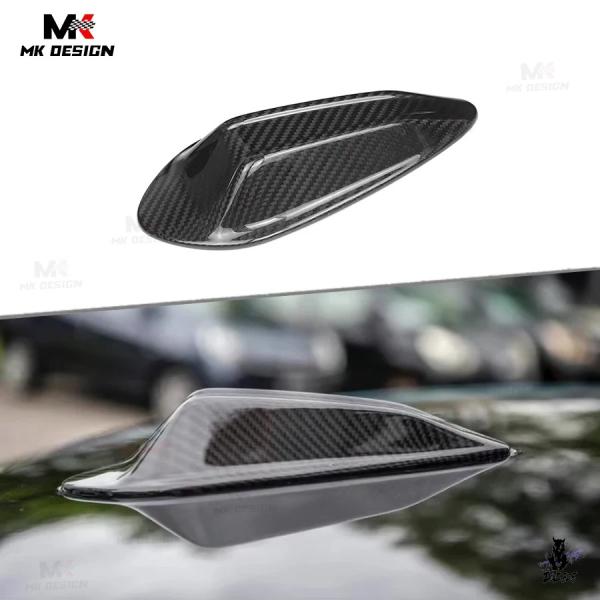 互換品 BMW 3シリーズ G20 LCI 2023+ 5シリーズ G60 2024+ 用 カーボン柄アンテナカバー シャークフィン