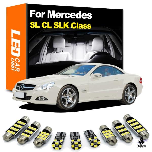 互換品 メルセデスベンツ SL/CL クラス用 インテリアLEDライトキット