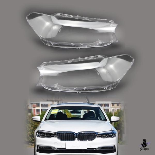 互換品 BMW 5シリーズ G30/G38 用 ヘッドライトカバー 2016-2020