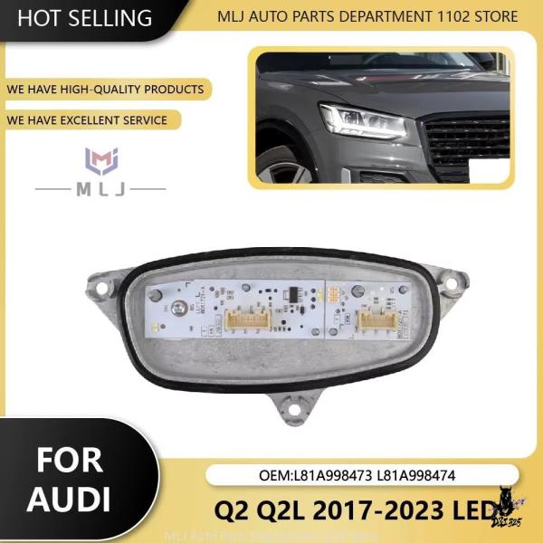 互換品 アウディ Q2/Q2L 2017-2023 用 LED ヘッドライトターンシグナルモジュール L81A998473 L81A998474