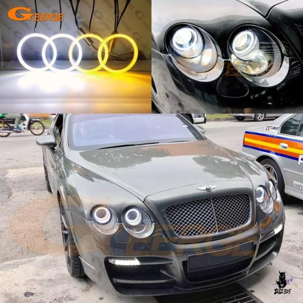 互換品 ベントレー コンチネンタル フライングスパー GT GTC 用 LED エンジェルアイリング 2003-2010