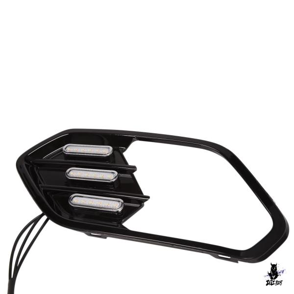 互換品 フォード エスケープ 2017-2019 用 DRL LED デイタイムランニングライト フォグランプ Bスタイル