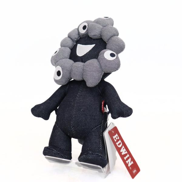 大阪関西万博 ミャクミャク ぬいぐるみ EDWIN エドウイン コラボ 公式グッズ タグ付き 中古 T / 14109 HM