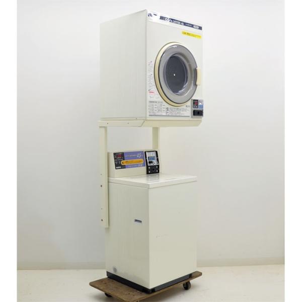 SANYO 業務用 コイン式 全自動 洗濯機 乾燥機 CD-S45C1 ASW-J45C SDS-CL1 コインランドリー 2007年 【中古】