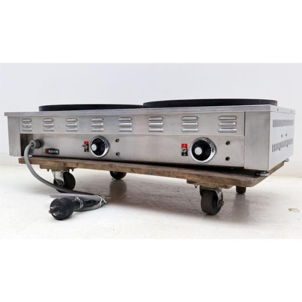 EISHIN 電気クレープ焼き器 2連式  イベント 屋台 【中古】