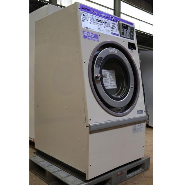 【送料無料】コイン式全自動洗濯機 SCW-5124C サンヨー 12kg SANYO 業務用 中古 【見学 千葉】【動産王】
