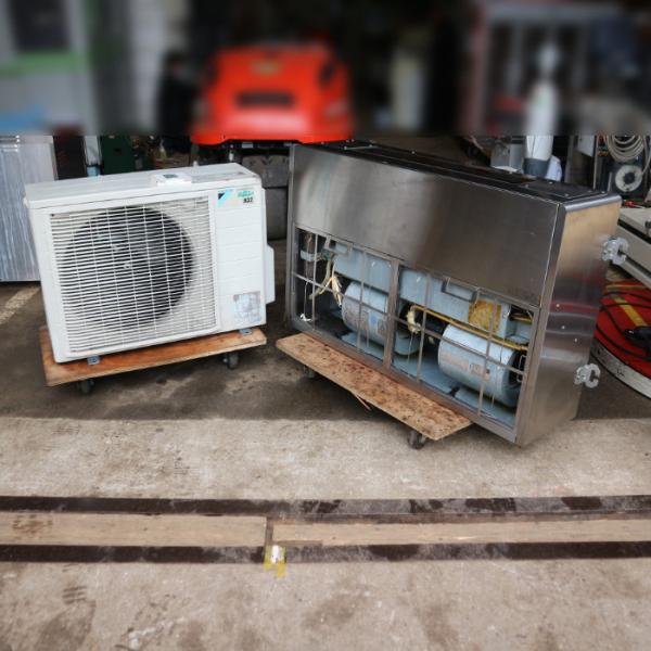 【中古】厨房用 エアコン 3畳 ダイキン 業務用 FHTP80DC RZRP80BBT 2017年【動産王】千葉★引取限定