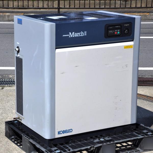 送料無料】コンプレッサー CM8BD-6 コベルコ 2005年 三相200V 60Hz 