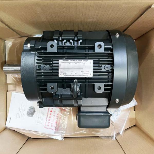 (2)(未使用品)美品　東芝 三相モーター 7.5kW IKKH3 400V 送料無料】プレミアムゴールドモートル モーター IKKH3-FBKA21E 5.5kW