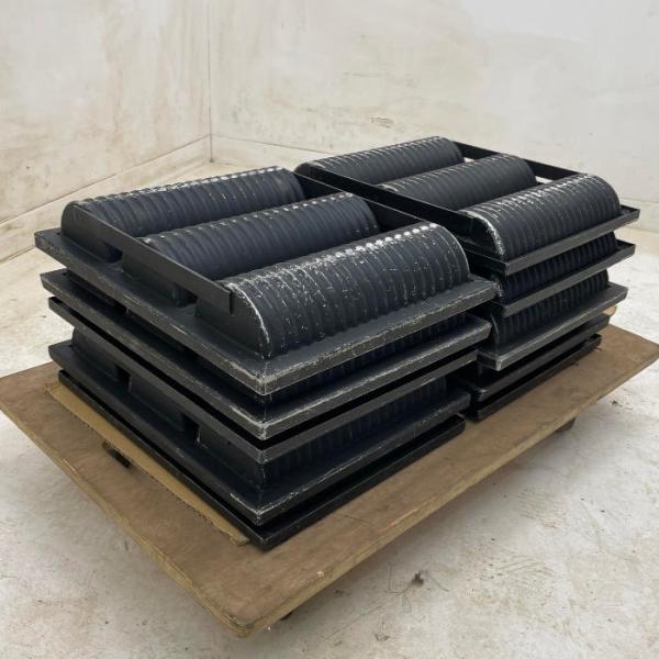 送料無料】波ラウンド3連丸食パン型 2018年 丸食パン型 ベーカリー