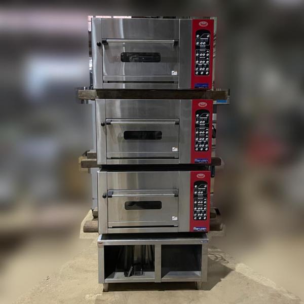 マルゼン　ミニ・デッキオーブン MBDO-5E 3相200V 送料無料】三段オーブン MBDO-5E ミニ デッキオーブン マルゼン 2020年