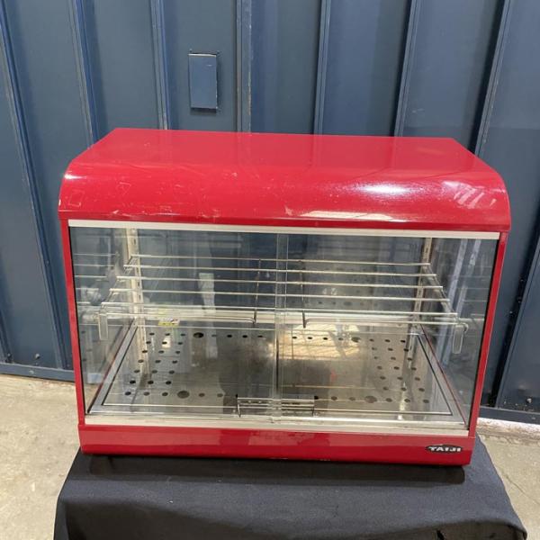 □中古品 タイジ 温蔵ショーケース OS-600N 卓上ホットショーケース