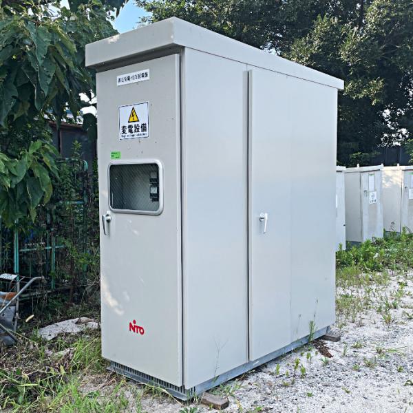 中古｜キュービクル式高圧受電設備 屋外用 PF・S 日東工業 2024年 1相2