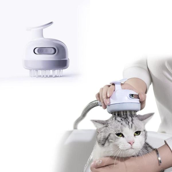 ペット用シャワーヘッド シャンプー 犬 猫 用 水量繊細な調節可 2段階水流調整