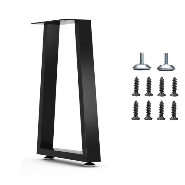テーブル 脚 パーツ DIY テーブル脚 1本セット高さ40cm、60cm アイアン脚 黒 ブラック 鉄脚 スチール脚 取り替え脚自作 リメイク かんたん ダイニングテーブル