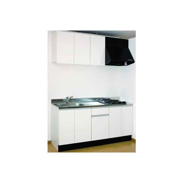 薄型キッチンW1650×D550×H850mm ガス2口加熱器具付【東京圏限定】SCMS
