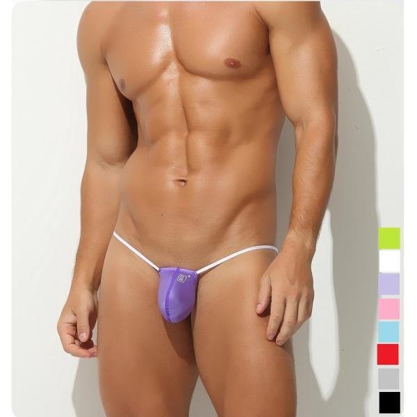 [Release date: December 5, 2025]フロントの膨らみが美しく見えるセクシーメンズTバックです。光沢感のあるストレッチ生地は、触れるとしっとりとした滑らかさが感じられます。Tフロントデザインでありながらフロントフル...