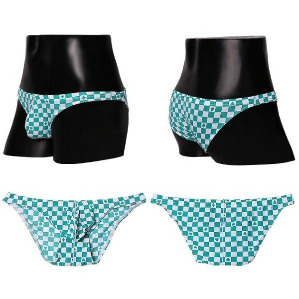下着 メンズ ビキニブリーフ 男性下着 セクシー下着 インナー 3D立体ポーチ ストレッチ フィットチェック柄 エンスタイル uz3002 /【Buyee】 下着 メンズ ビキニブリーフ 男性下着 セクシー下着 インナー 3D立体ポーチ ストレッチ フィットチェック柄 エンスタイル uz3002 /【Buyee】