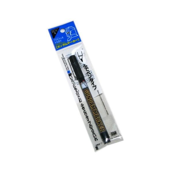 ガンダムマーカー (20) スミいれ ふでペン ブラック 水性 ふきとり