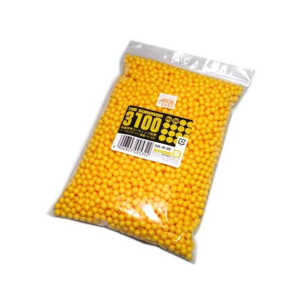 0.12g BB弾 3100発入 イエロー 「お徳用♪」 サンセイ : ホビー