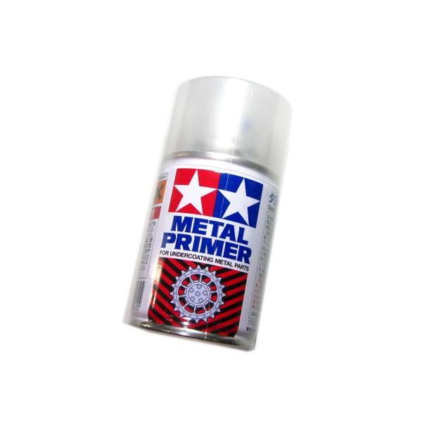 タミヤ メタルプライマー 金属下地塗料スプレー （100ml）　タミヤ模型タミヤ模型金属塗装の下地用　スプレー塗料正味量：１００ｍｌ塗り面積：０．８平方メートル※写真のライターはサイズ比較用ですので付属しません■無保証投函便 発送対応品（単...