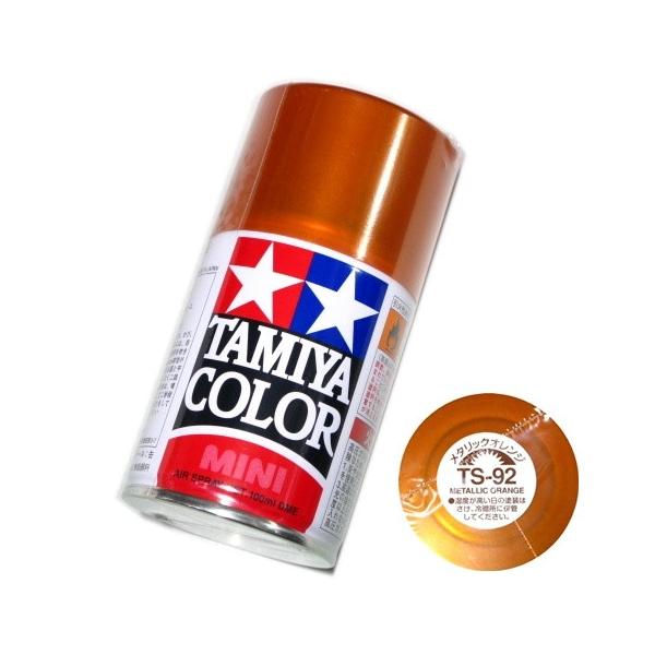 タミヤ カラー MINI スプレー塗料 (TS-92) メタリックオレンジ タミヤ