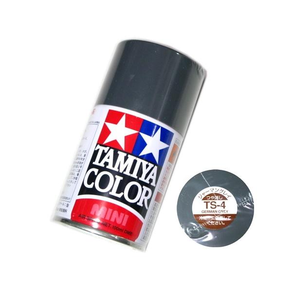 タミヤ（TAMIYA） カラー MINI スプレー塗料 (TS-4) ジャーマングレイ