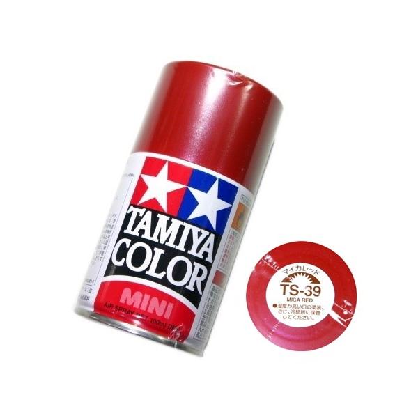 タミヤ カラー MINI スプレー塗料 (TS-39) マイカレッド タミヤ模型