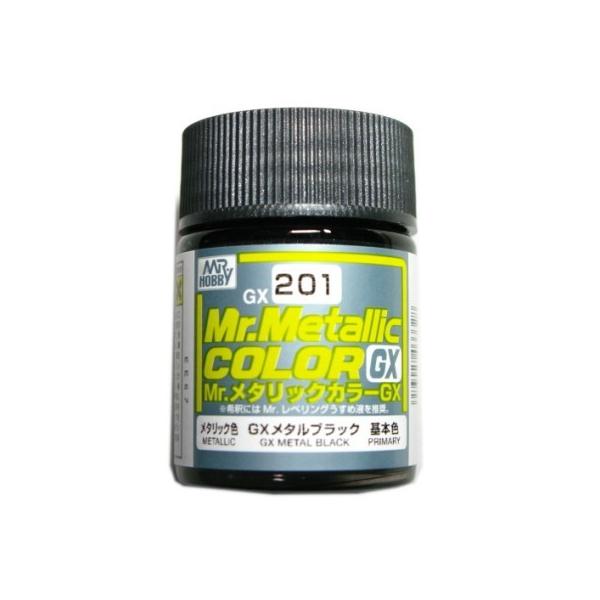 Mr.カラー （GX201）GX メタルブラック メタリック色 基本色 [油性塗料
