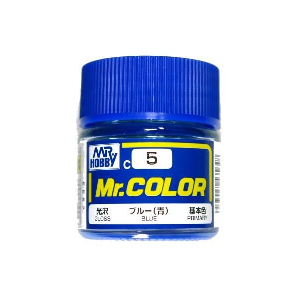 Mr.カラー （5） ブルー (青) 基本色 光沢 [油性塗料]　GSIクレオス