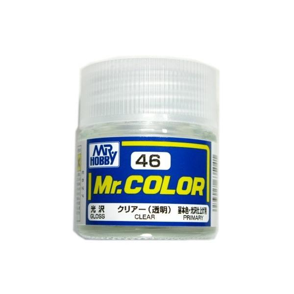 Mr.カラー （46） クリアー (透明) 基本色・光沢仕上げ用 光沢 [油性